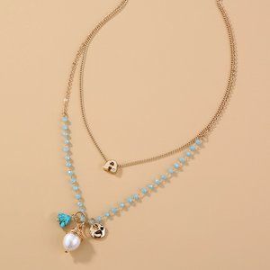 Double layer necklace
